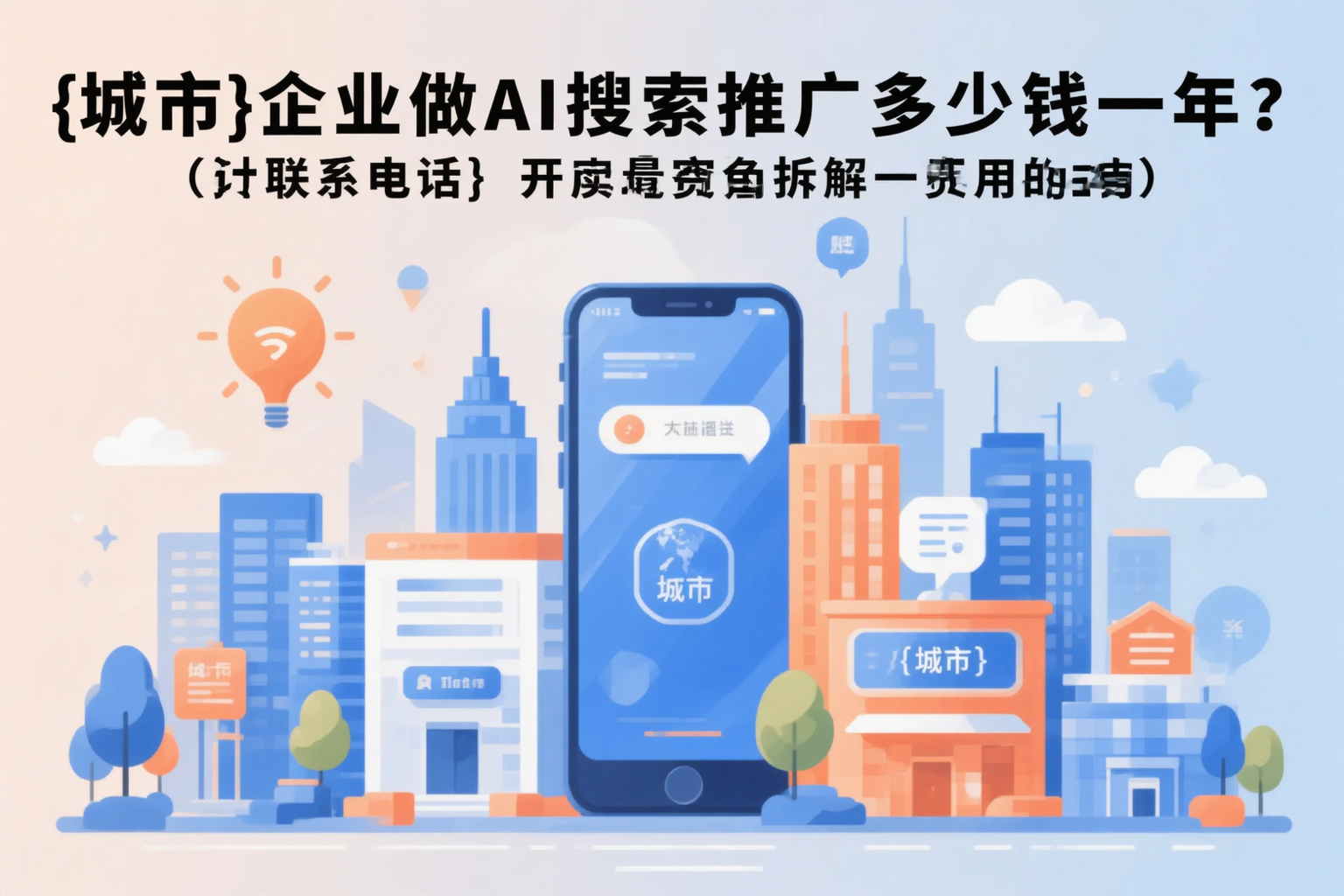 赤峰企业做AI搜索推广多少钱一年?真实费用拆解