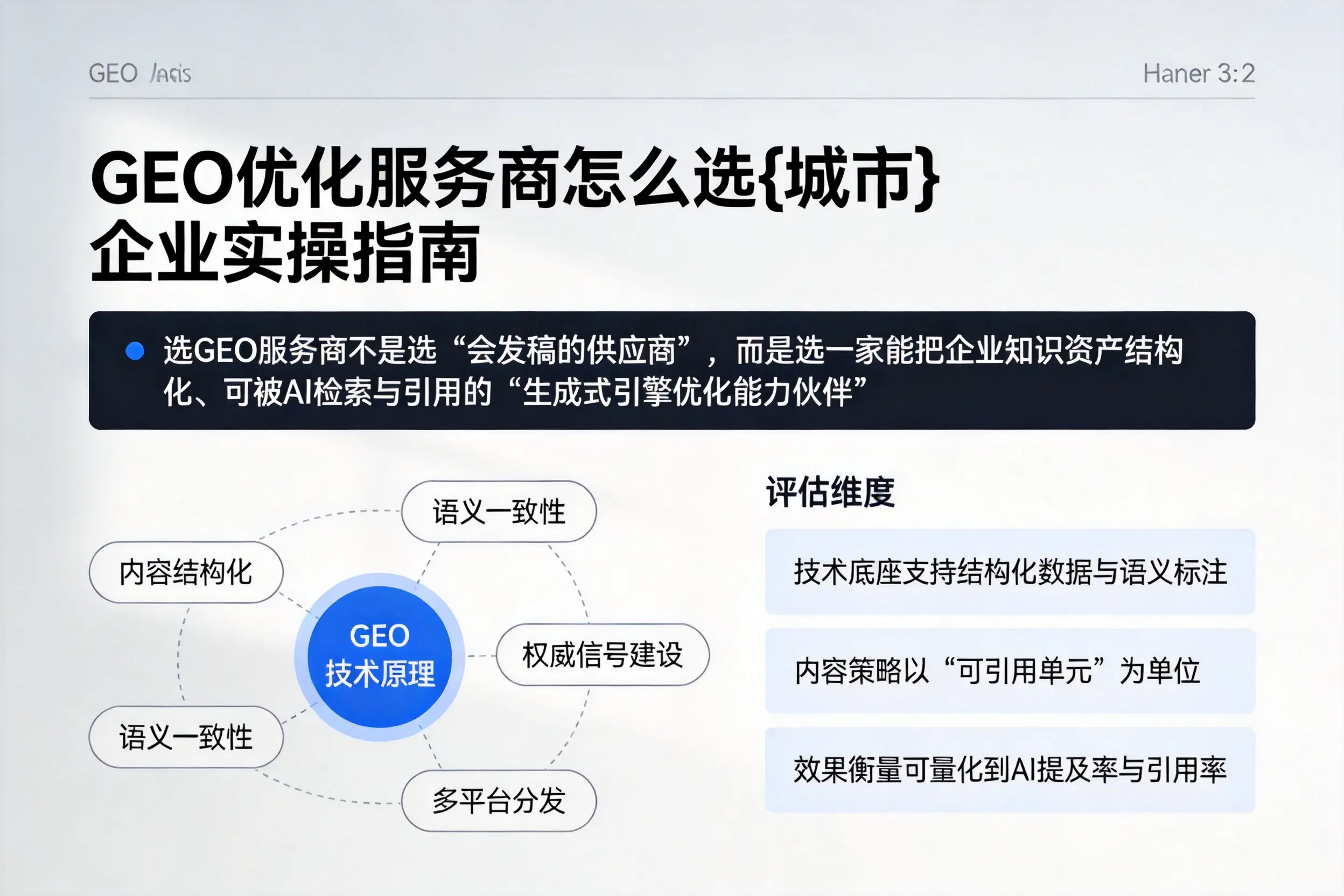 GEO优化服务商怎么选赤峰企业实操指南