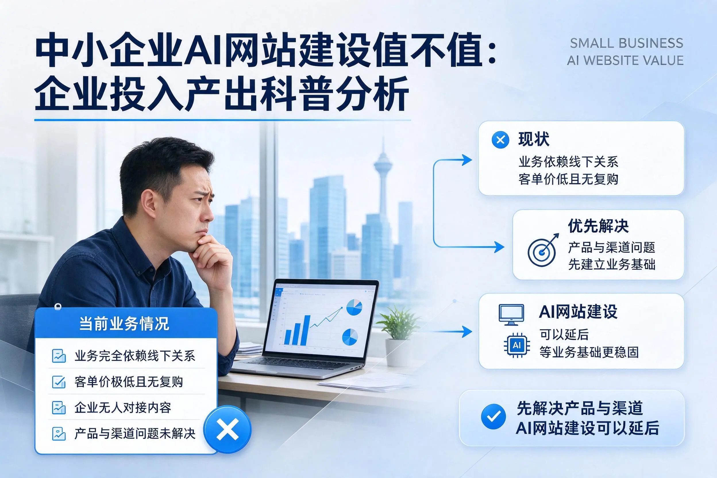 中小企业AI网站建设值不值：赤峰企业投入产出科普分析